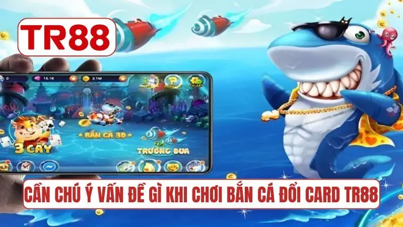 Cần chú ý vấn đề gì khi chơi bắn cá đổi card TR88