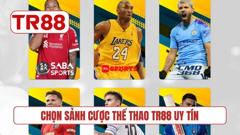 Chọn sảnh cược thể thao TR88 uy tín